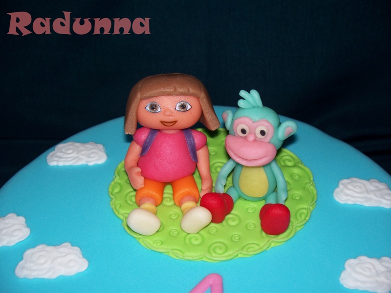 Dora s Opičkou-figurka