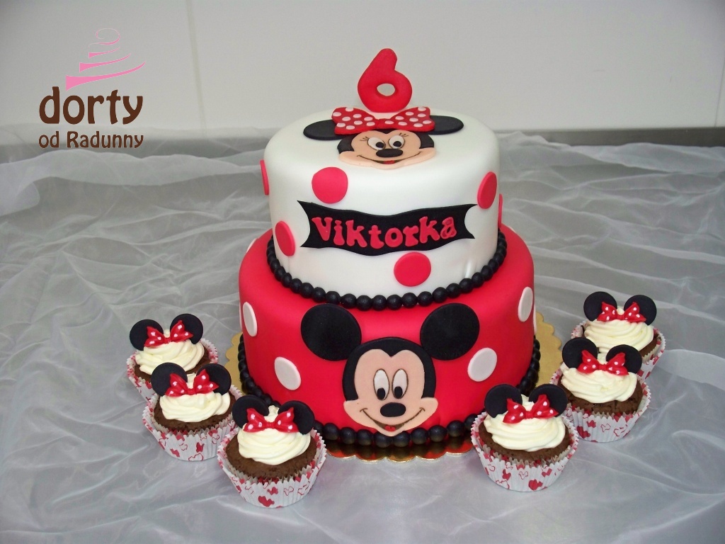 Micky Mouse+cupcakes