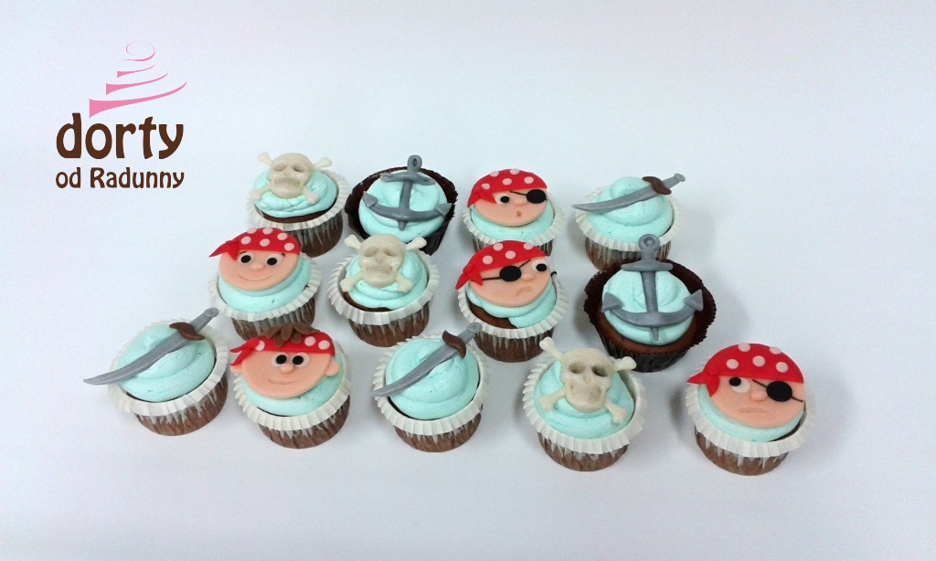 cupcakes pirátské