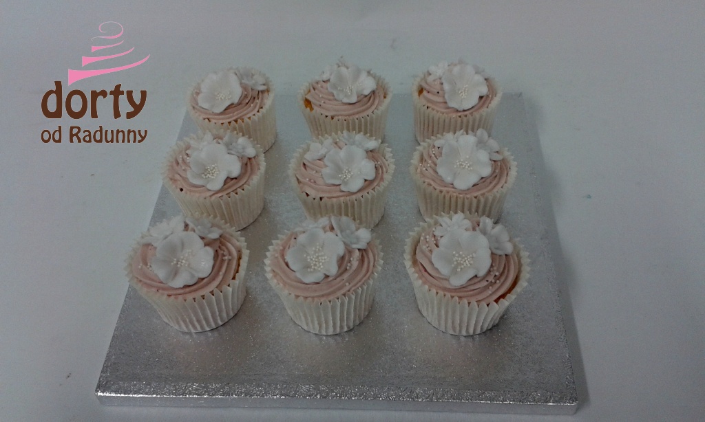 cupcakes květinové